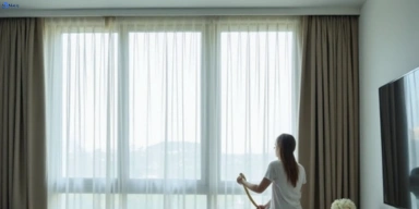 Delicate sheer drape cleaning bossley-park-nsw Matty Curtain Cleaning